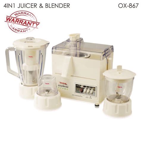 Jual Juicer & blender oxone 4 IN 1( OX-867 ) | Shopee Indonesia