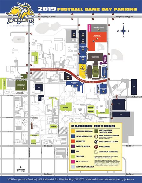 Sdsu Brookings Campus Map – Map Vector