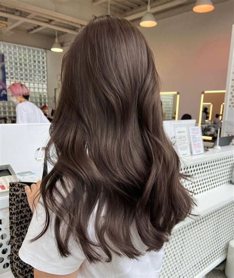 Asian Brown Hair Cool Brown Hair Brown Hair Inspo Hair Color Asian