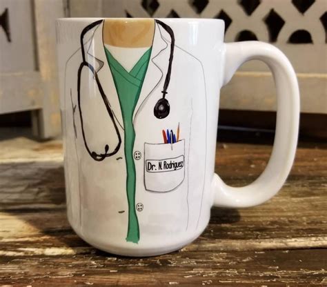 Doctor Mug Personalized Mug For Dentists Medical T Mug Etsy In