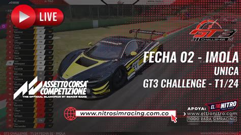 Gt Challenge Fecha Imola Nitro Simracing Youtube