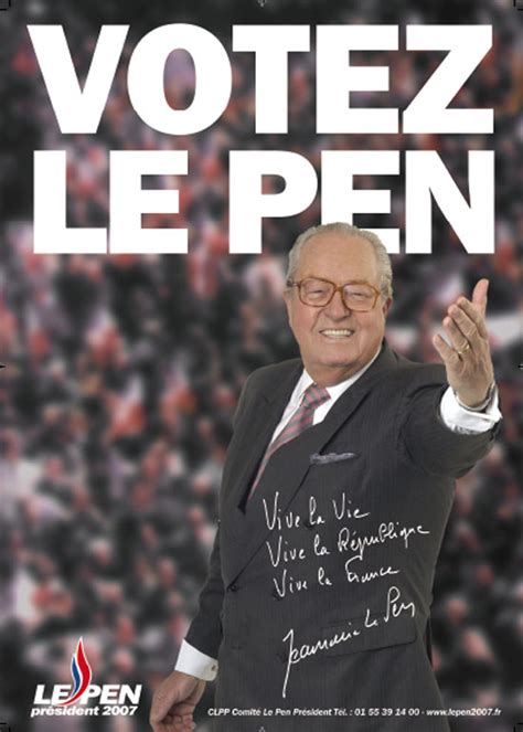 Profession De Foi De Jean Marie Le Pen Au Er Tour De L Lection