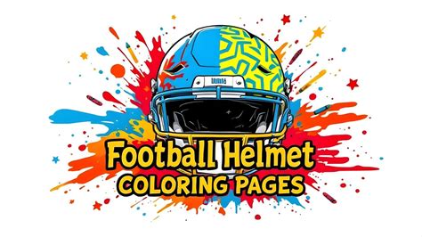 15 Free Football Helmet Coloring Pages Pdf Printables Freentable