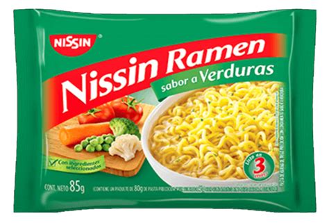 PASTA INSTANTANEA NISSIN RAMEN 80G VERDURA El Clon