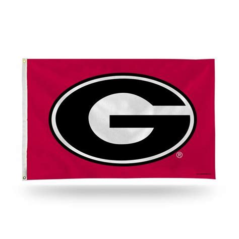 3x5 University Of Georgia Bulldogs Outdoor Flag Flags A Flying