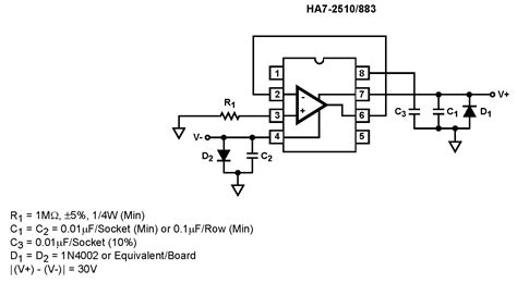 HA 2510 883 High Slew Rate Operational Amplifier BDTIC A Leading