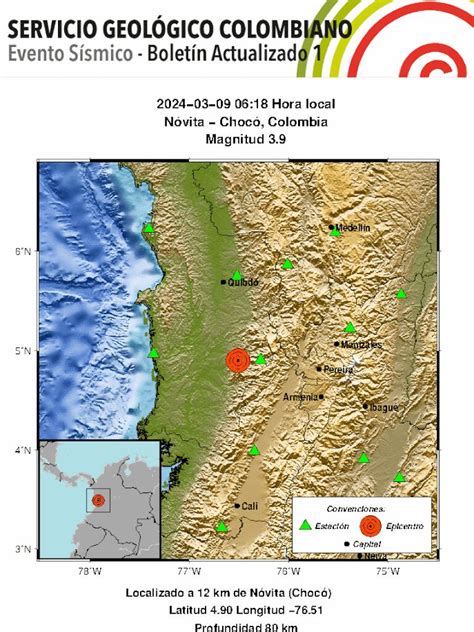 Temblor En Colombia Hoy Estos Fueron Los Sismos Reportados El Sábado 9 De Marzo Por El Sgc