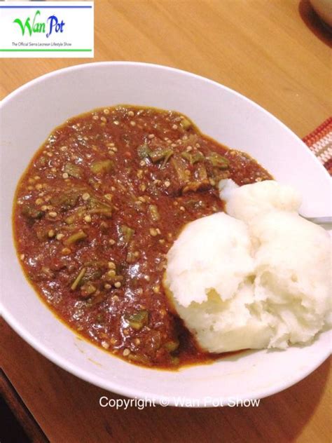 Fufu And Okra Soup The Sierra Leone Way Irepsalone