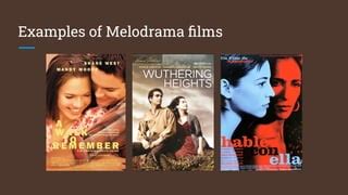 Codes and Conventions of a Melodrama Genre | PPT