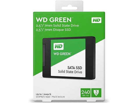 اس اس دی اینترنال وسترن دیجیتال مدل WD Green ظرفیت 240 گیگابایت ...