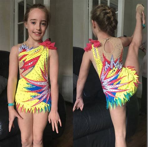 Rhythmic Gymnastics Rg Leotard Acro Acrobatics Ice Skating Dress Tap