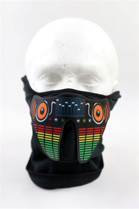 LED mask Equalizer sound sensitive - DJ Style | Cool Mania