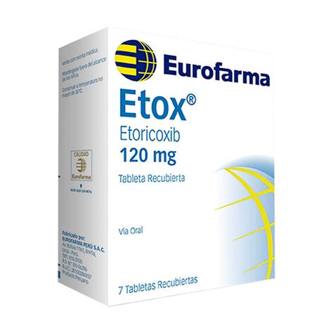 Etox 120mg Tableta Recubierta Mifarma