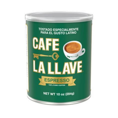 Cafe La Llave Espresso Dark Roast Ground Coffee Oz Kroger