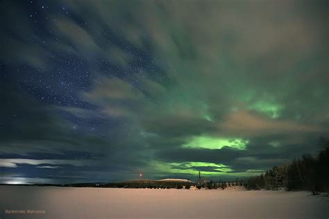 Northern lights in the sky over Murmansk region · Russia Travel Blog