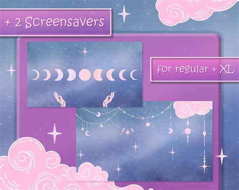 Stream Deck Icons Set Screensavers Celestial Icon Pack Etsy