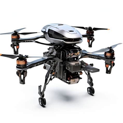 Flying Drone Robot a Robot Capable of Vertical Takeoff and Land Stock ...