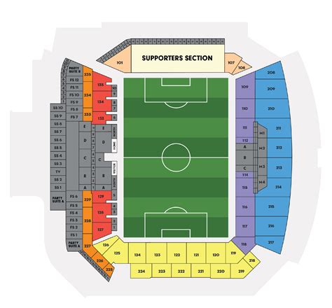 BMO Stadium Seating Chart - Seating plans of Sport arenas around the World