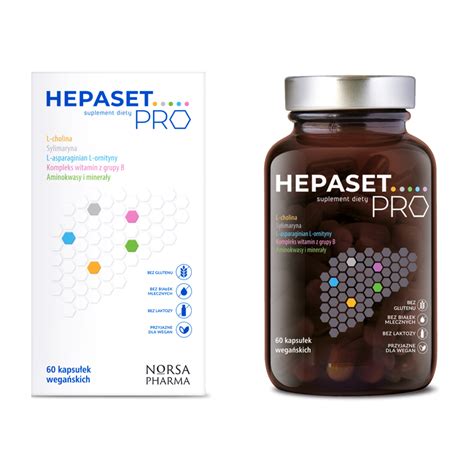 Hepaset PRO suplement diety wspierający wątrobę Sklep Norsa Pharma