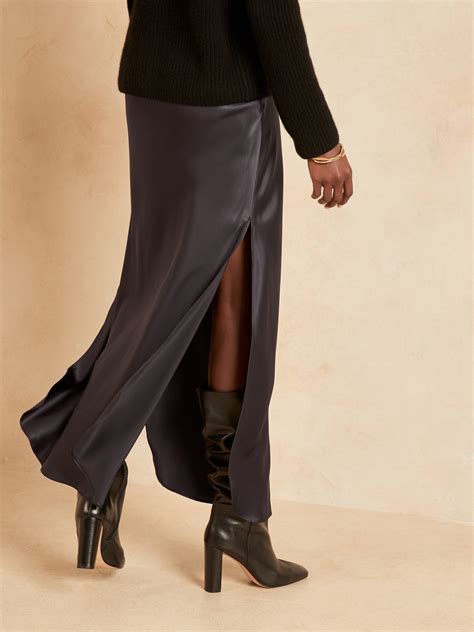 Silk Maxi Skirt Banana Republic