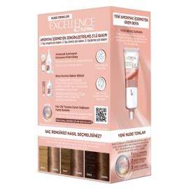 Loreal Paris Excellence Creme Krem Saç Boyası No U Nude Kahve