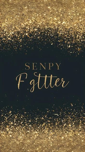 Shiny Golden Glitter Festive Background Premium Ai Generated Image