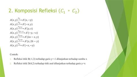 Komposisi Transformasi Geometri Kelas Xi Pptx