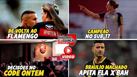 Cebolinha E A Lucas De Volta Ao Flamengo Filipe Lu S Campe O No Sub