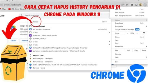 Cara Cepat Hapus History Pencarian Di Chrome Pada Windows Terbaru