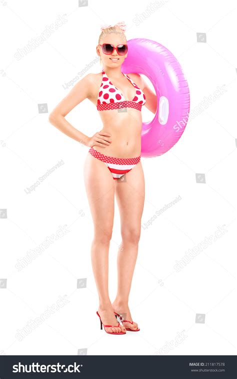 Full Length Portrait Sexy Woman Bikini Stock Photo 211817578 Shutterstock