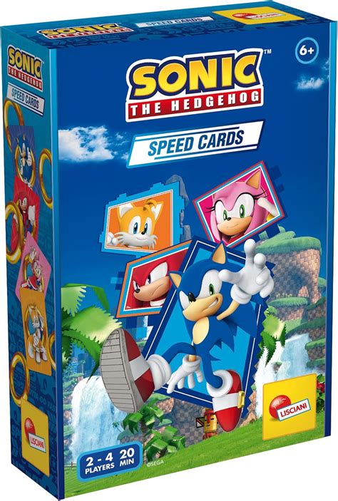 Amazon Lisciani Sonic The Hedgehog Juego De Cartas De Velocidad