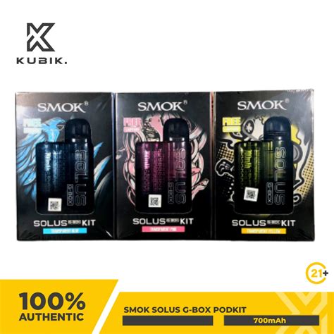 Jual Smok Solus G Box W Mah Pod Kit By Smok Shopee Indonesia