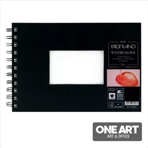 Block Fabriano Watercolor Book Tapa Dura A4 300g X 25 Hojas Envío gratis