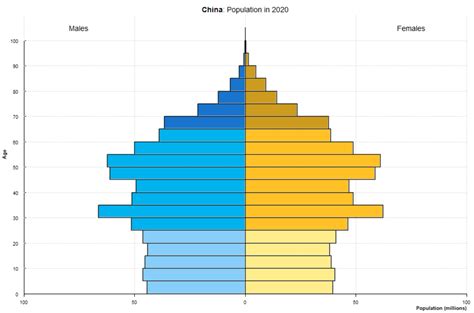 China population pyramid - Ygraph