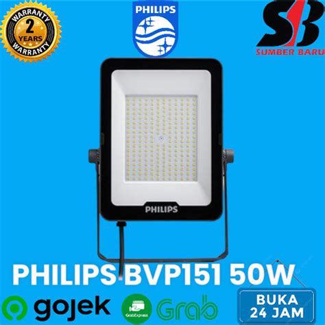 Jual PHILIPS LAMPU SOROT BVP151 50W COOL WHITE 6500K LAMPU LED BVP