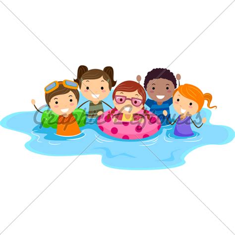 kid swimming clipart - Clipground