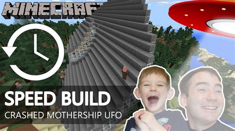 Crashed Minecraft Ufo Top Rated Speed Build Youtube