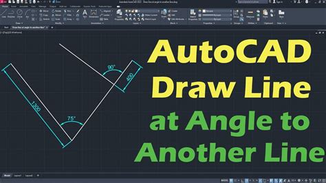 How To Draw A Degree Angle Line In Autocad Design Talk