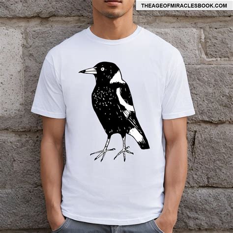 Max The Magpie Raising Funds For Birdlife Australia T Shirt