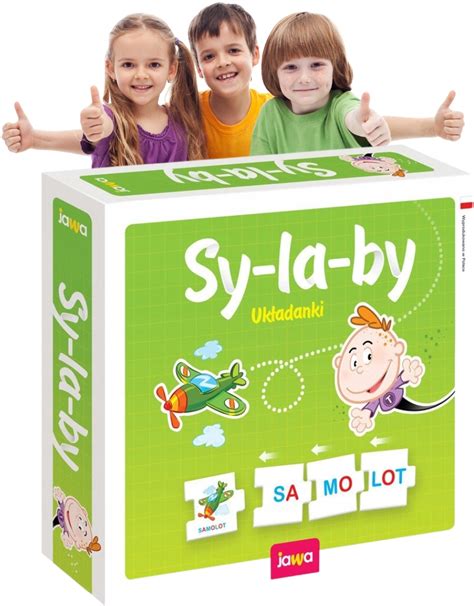 Sylaby Uk Adanki Jawa Gra Edukacyjna Puzzle Nauka Sylab Czytania