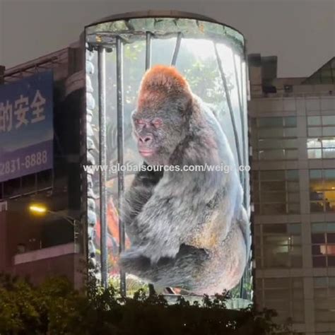 Buy Wholesale China P Outdoor D Naked Eye Led Display Dynamic Expression Visual Landmark D