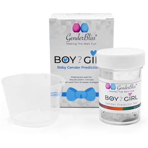 Genderbliss Kit De Prueba De Predicción De Género Prueba De Revelación De Género Para Niños O