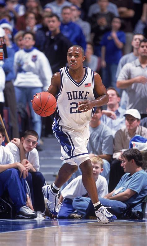 Jason Williams Of The Duke Blue Devils Dribbles The Ball During The