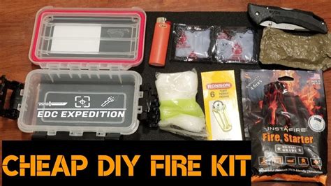 Homemade Fire Kit Diy Youtube