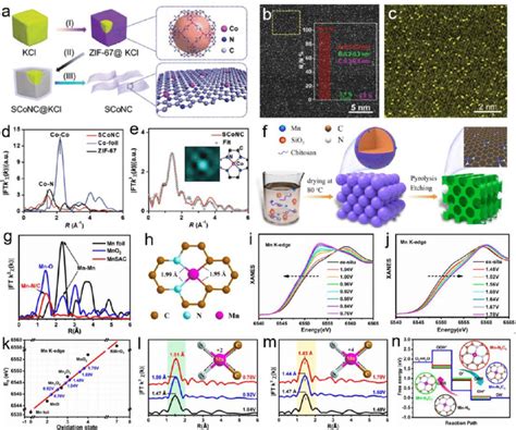 A Schematic Synthetic Process For SCoNC B HAADF STEM Image Of