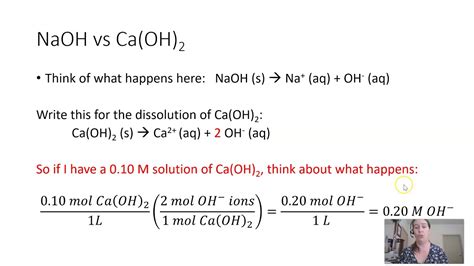 Molarity And Ion Concentration YouTube