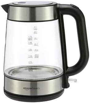 Amazon Chefman Electric Kettle 1 8L 1500W Hot Water Boiler Removable Lid For Easy