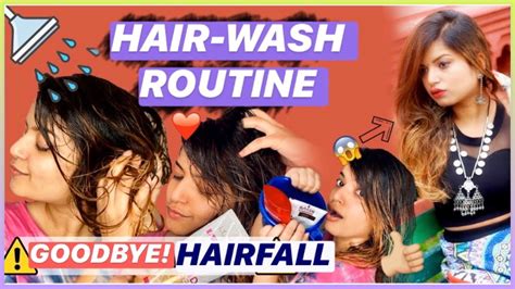 How To Wash Your Hair Correctly And Stop Hairfall Hair Washing Hacks