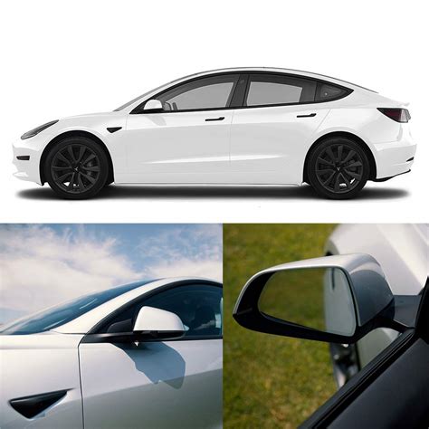 Buy Tesbros Tesla Model 3 Complete Chrome Delete Kit Comes With 2