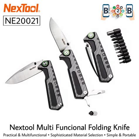 Jual Nextool Multi Functional Folding Knife Pisau Lipat Multifungsi